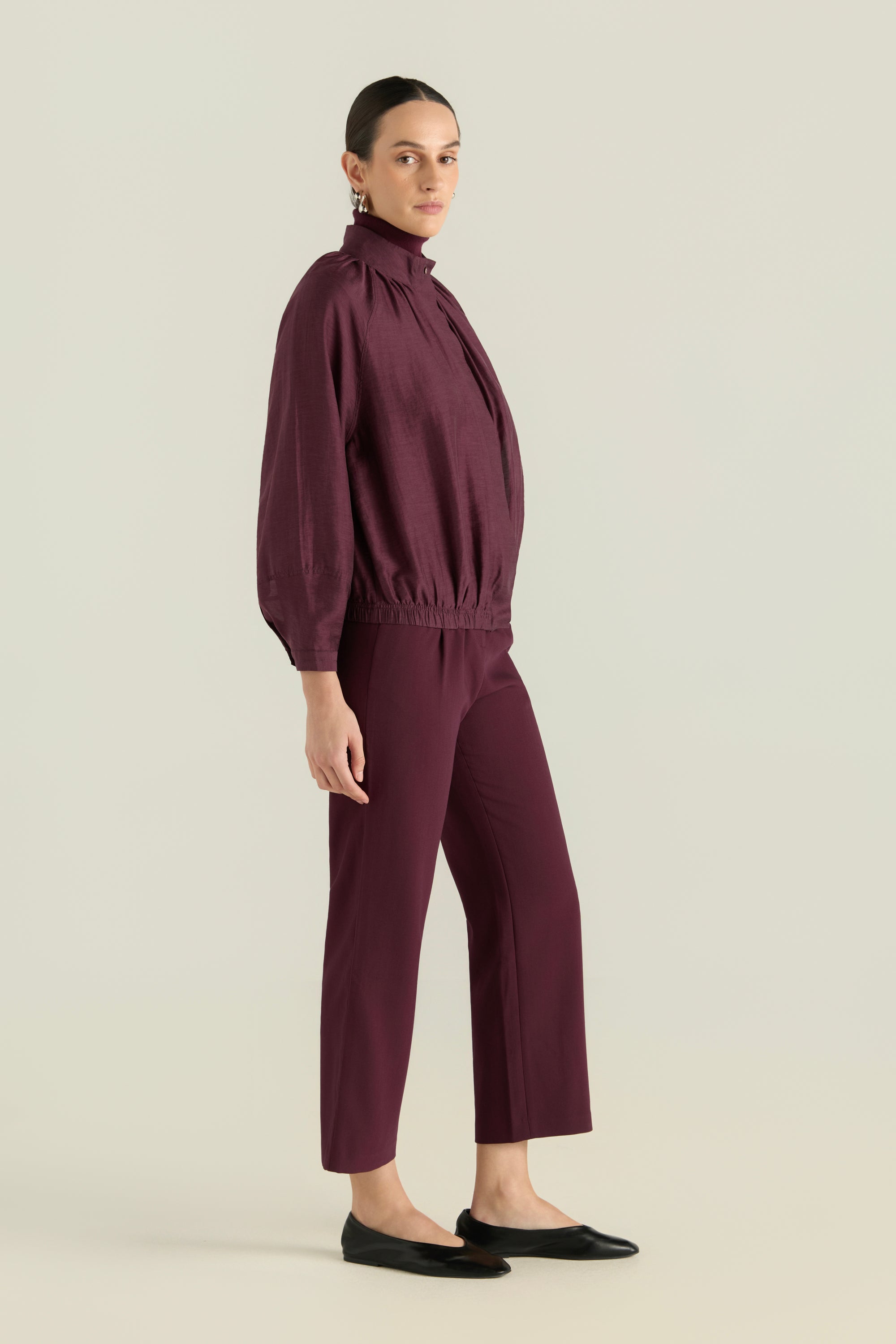 Drop Shoulder Sheer Jacket