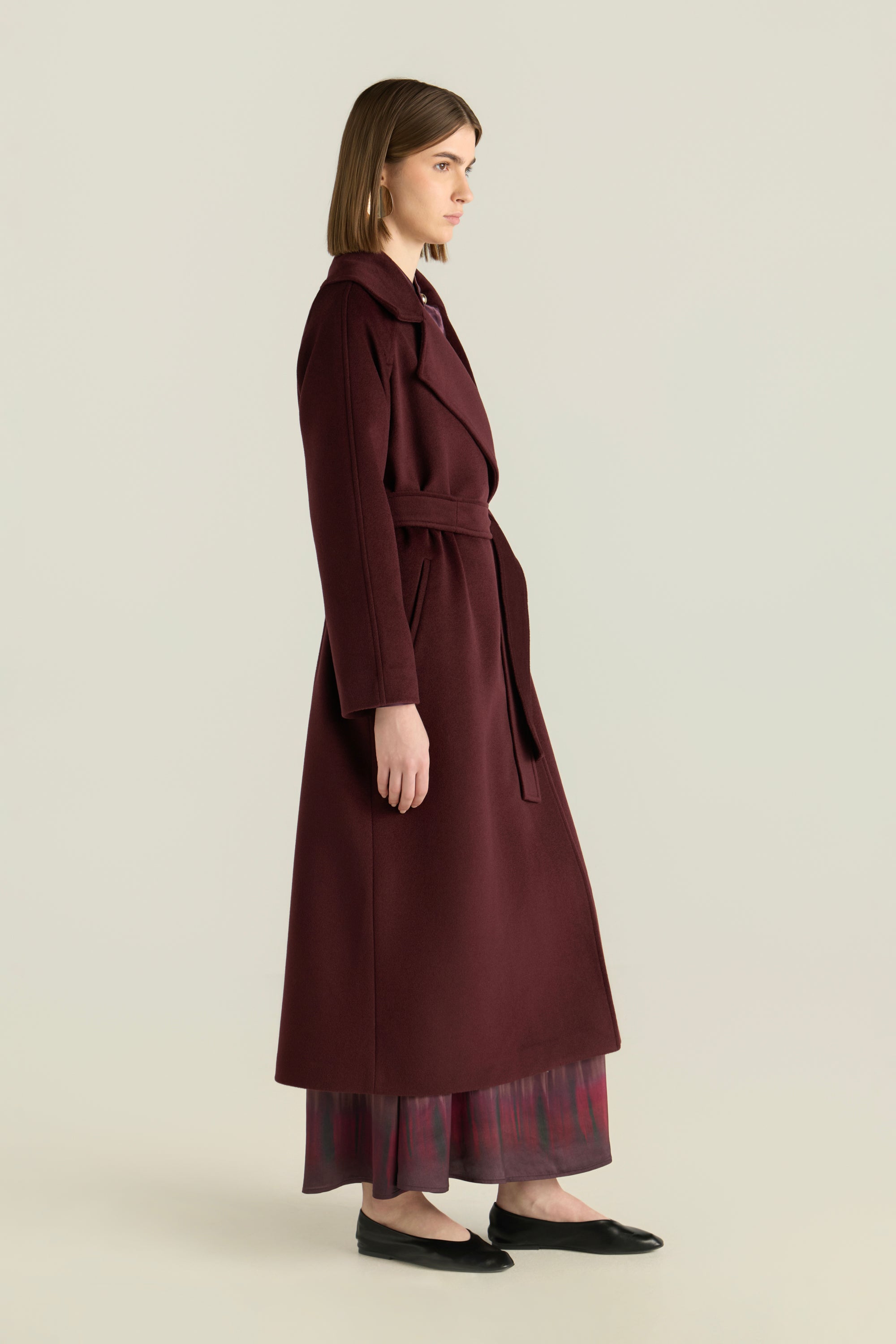 Belted Wool Overcoat