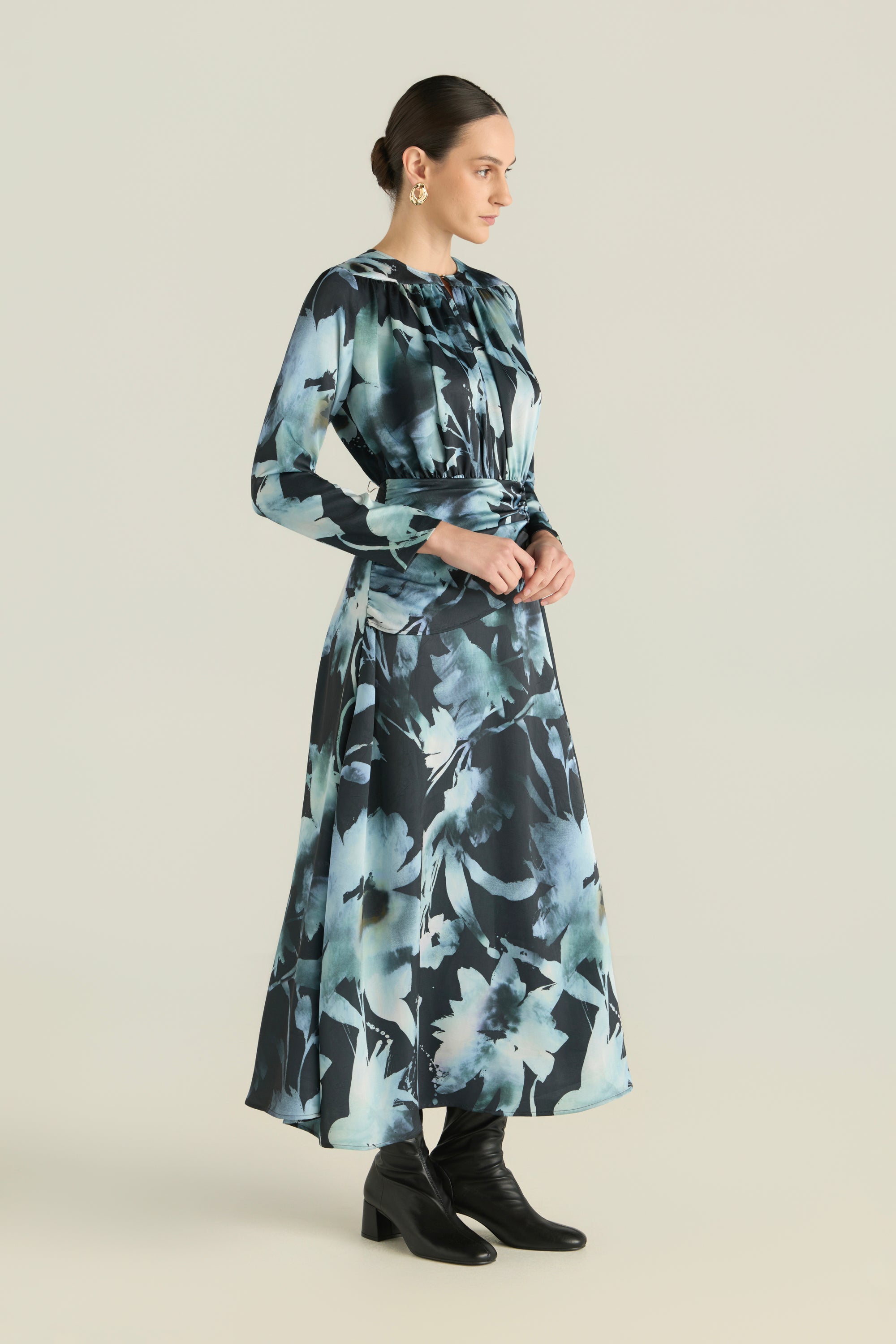 Floral Print Maxi Dress