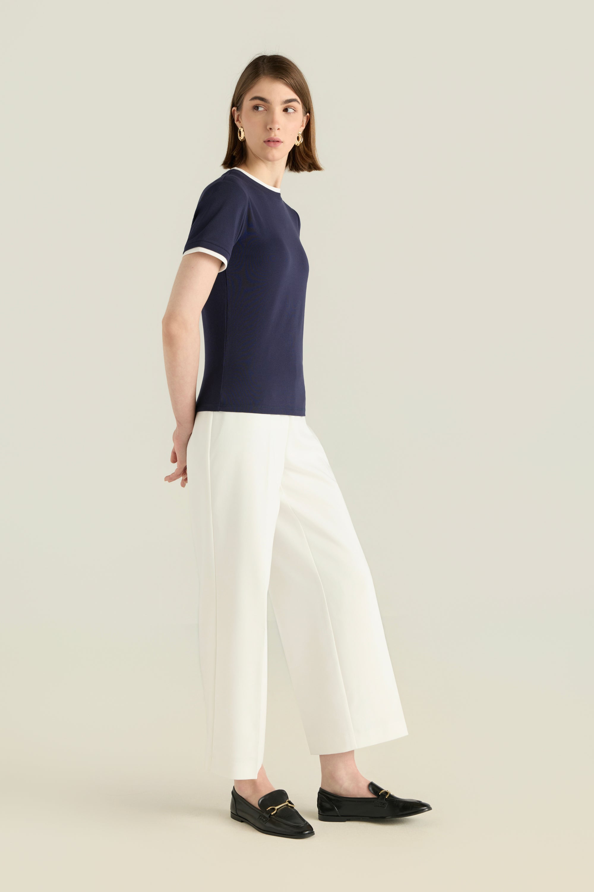 Contrast Short Sleeve T-Shirt