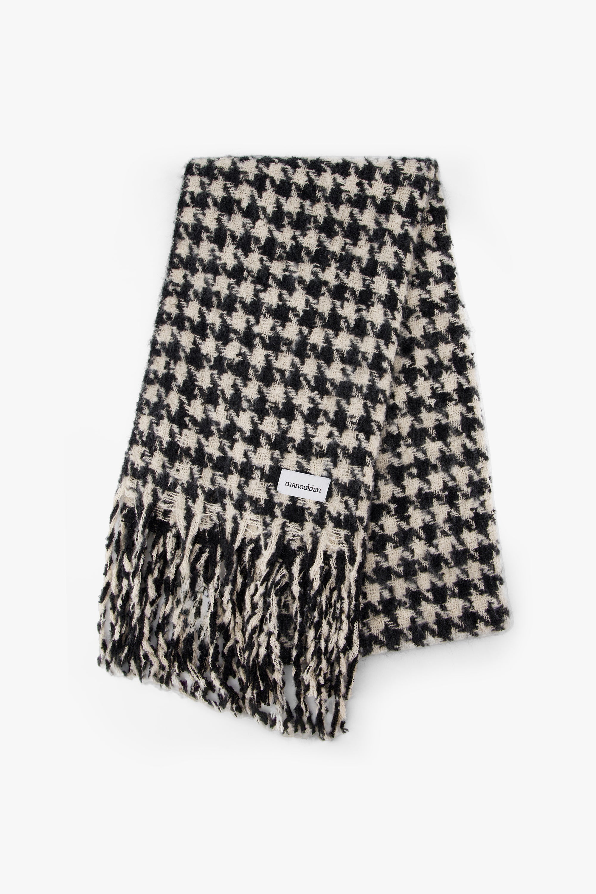 Houndstooth Pashmina Scarf