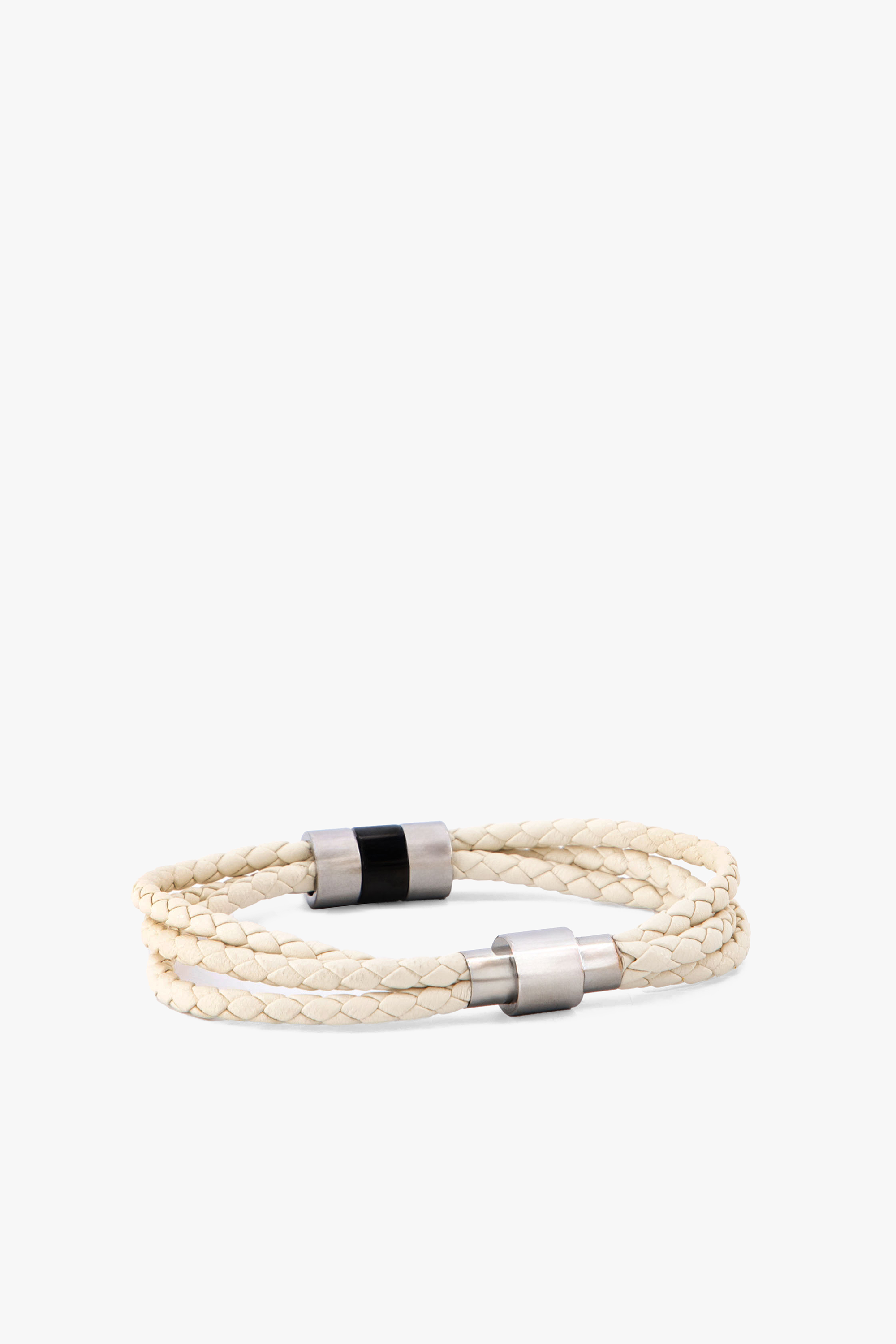 Men'S Intricate Leather Bracelet