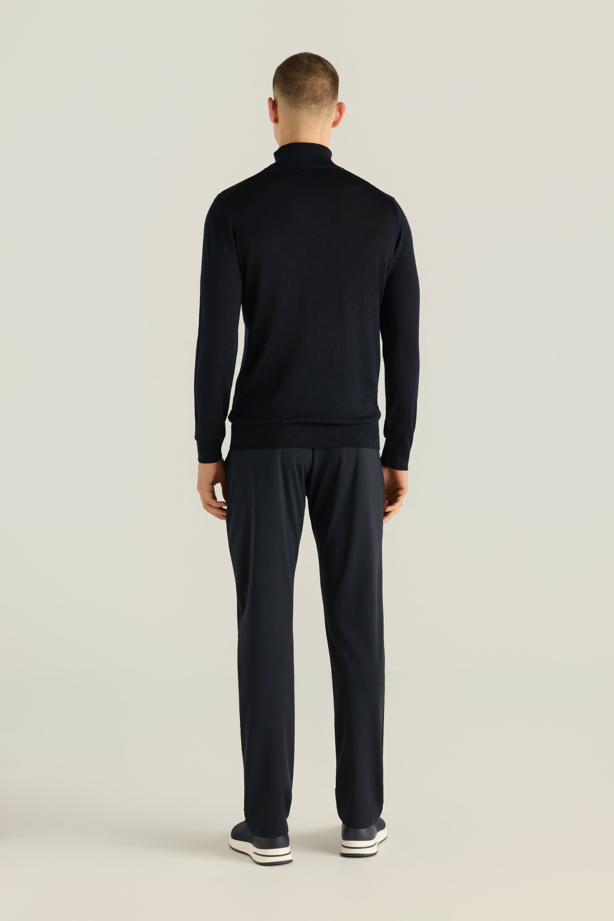 Men'S High Neck Sweater