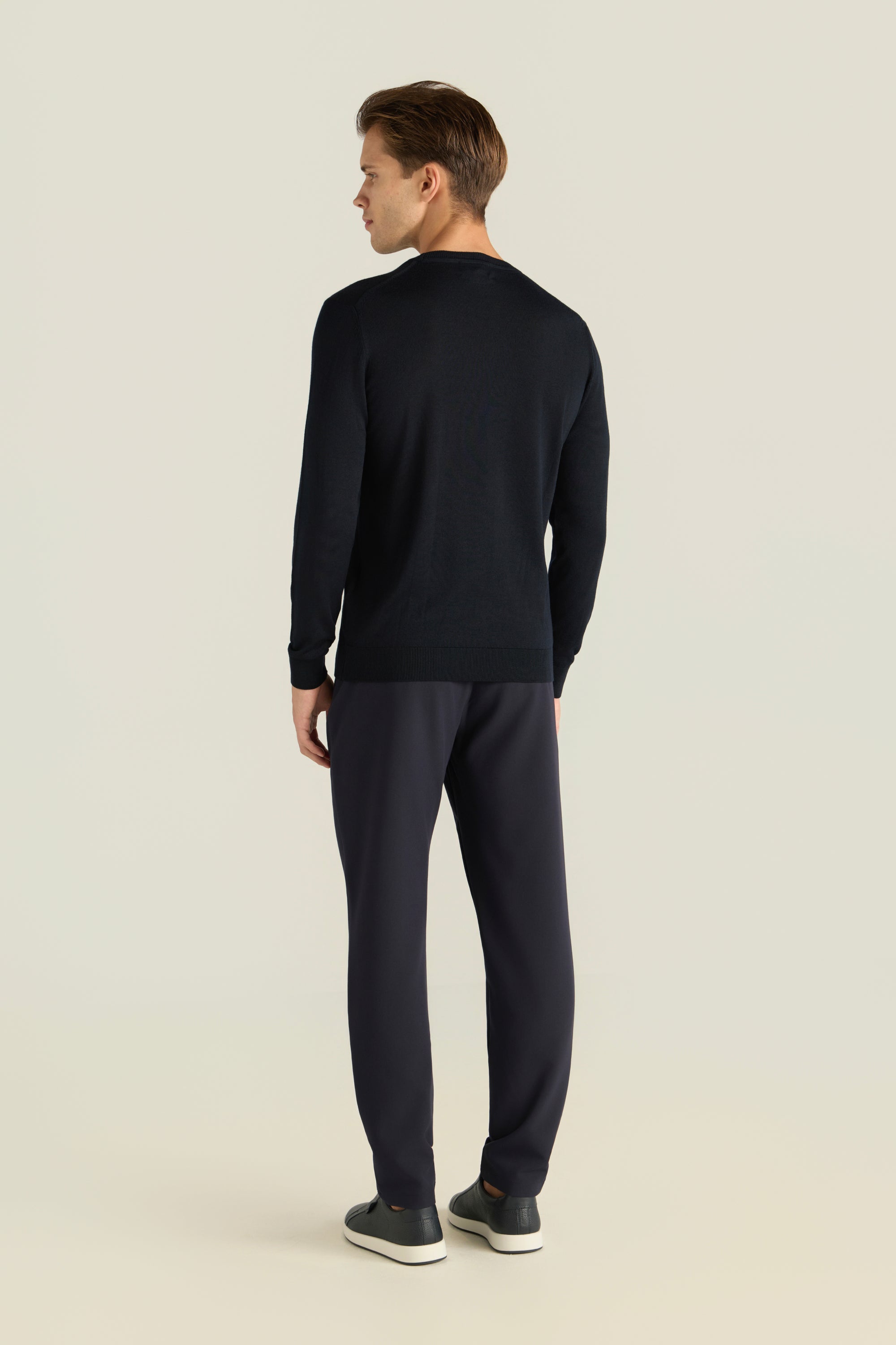 Men'S Ribbed Hem Sweater