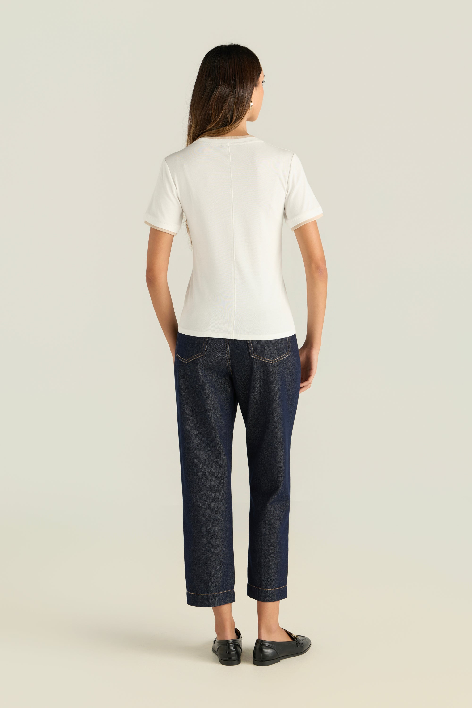 Contrast Short Sleeve T-Shirt