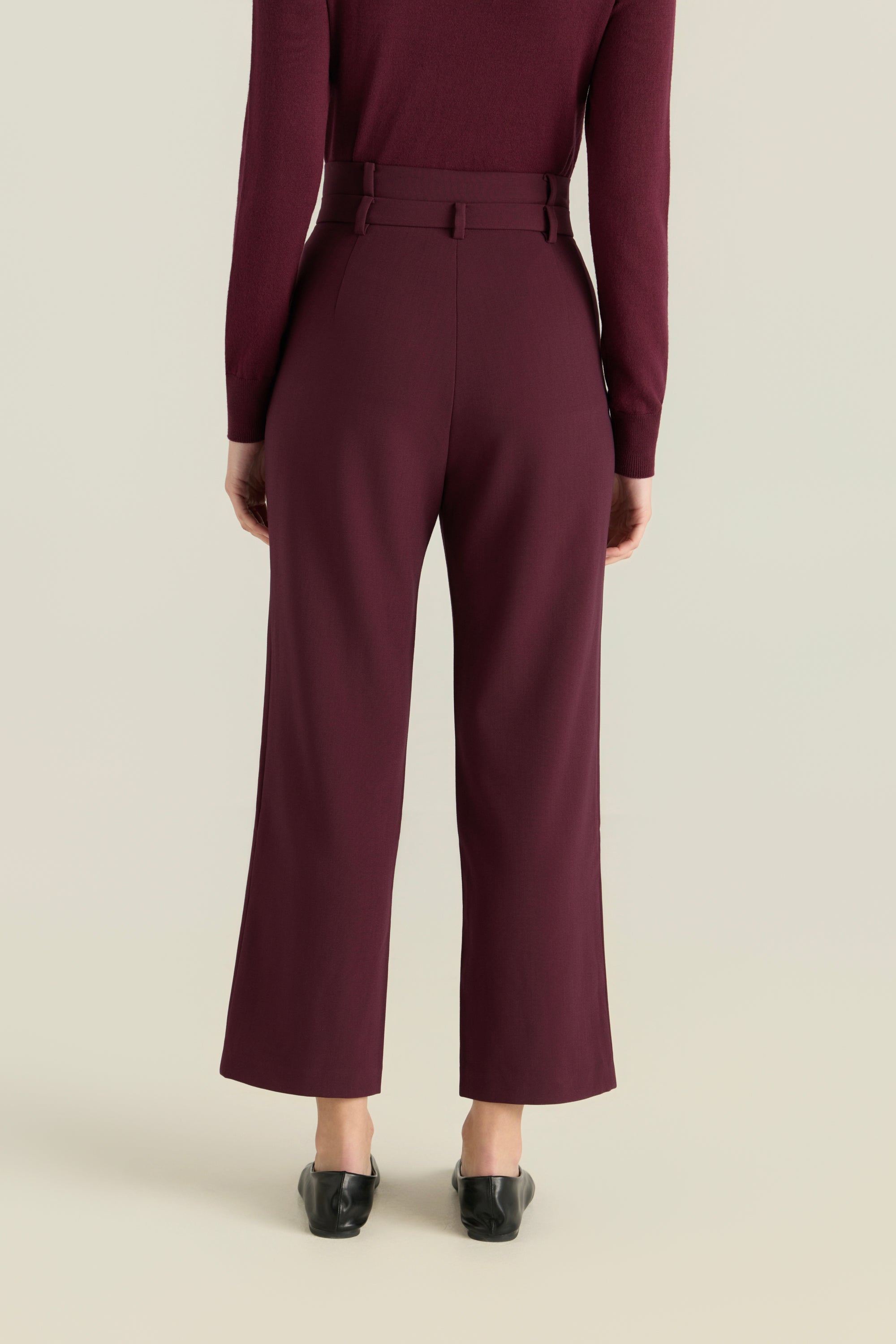 Double Waistband Trousers
