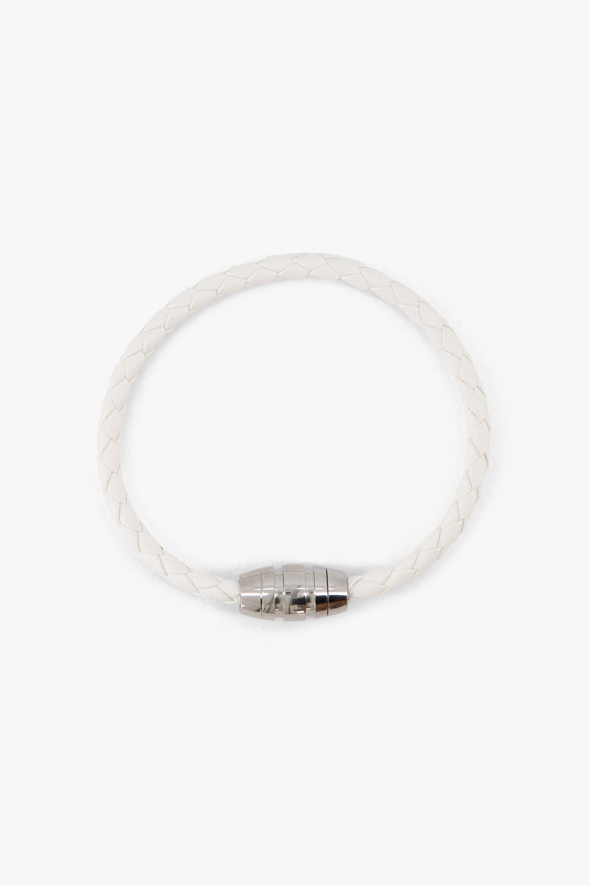 Men'S Genuine Leather Braided Bracelet