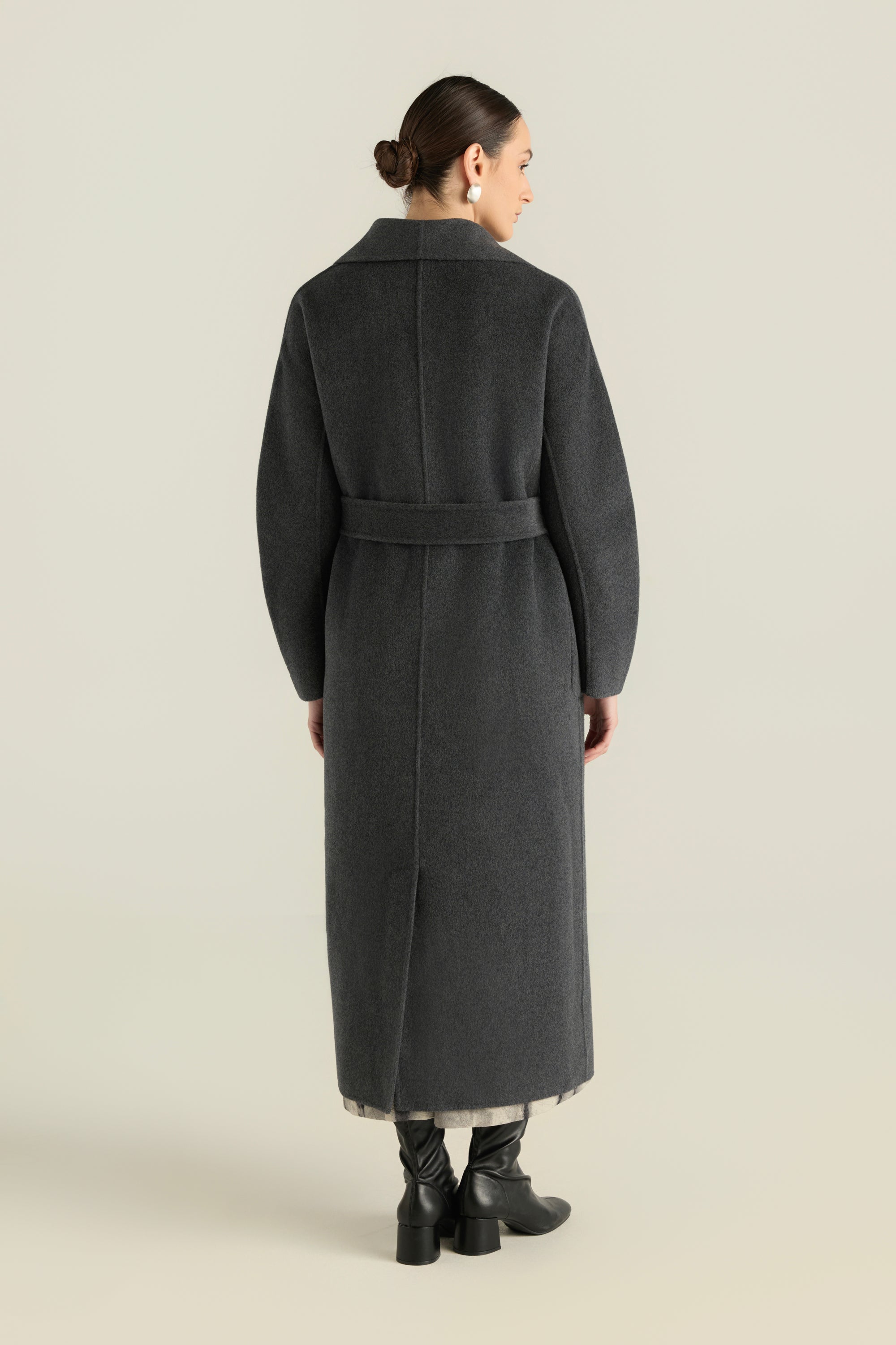 Wrap Wool Blend Coat