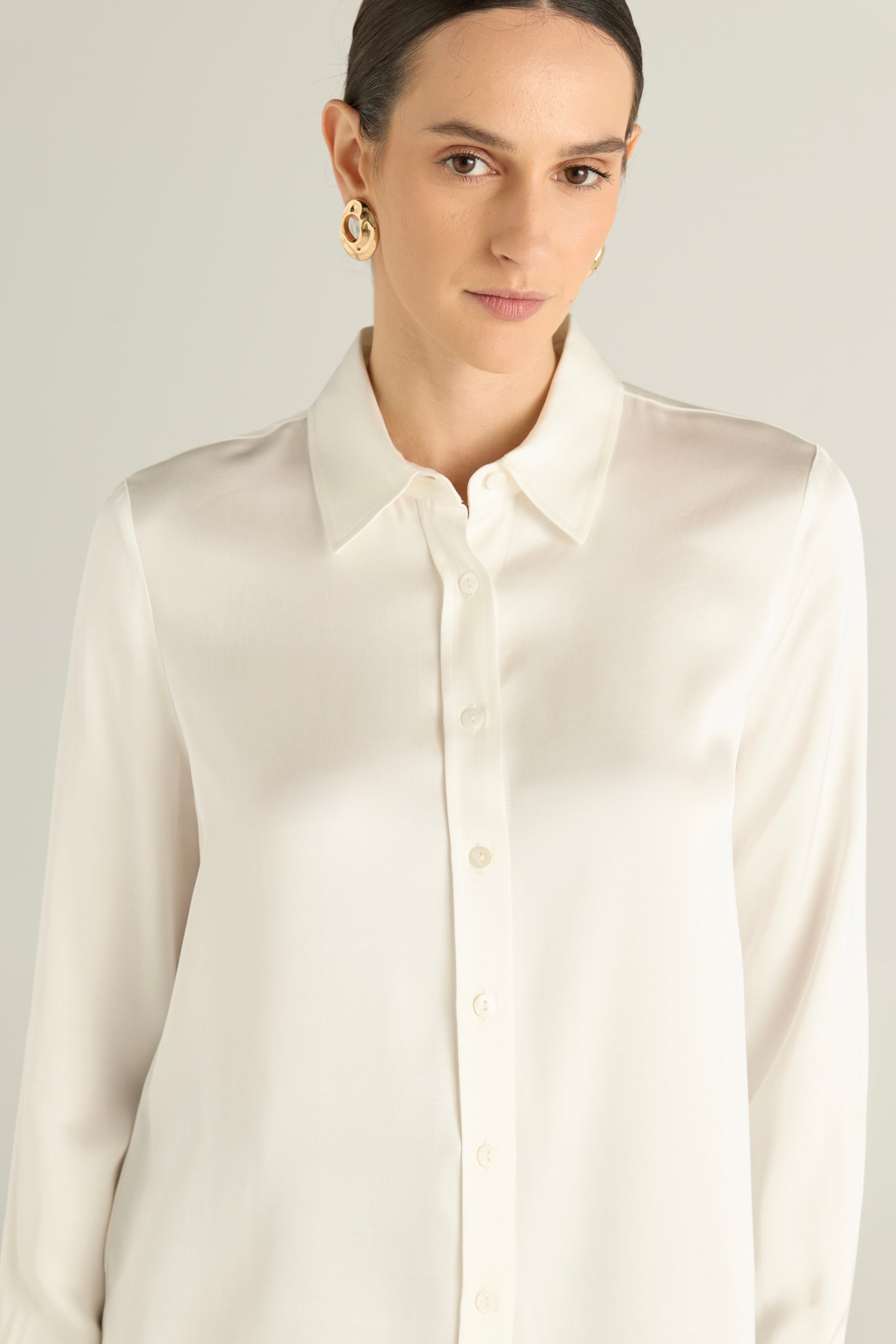 Solid Long Sleeve Shirt