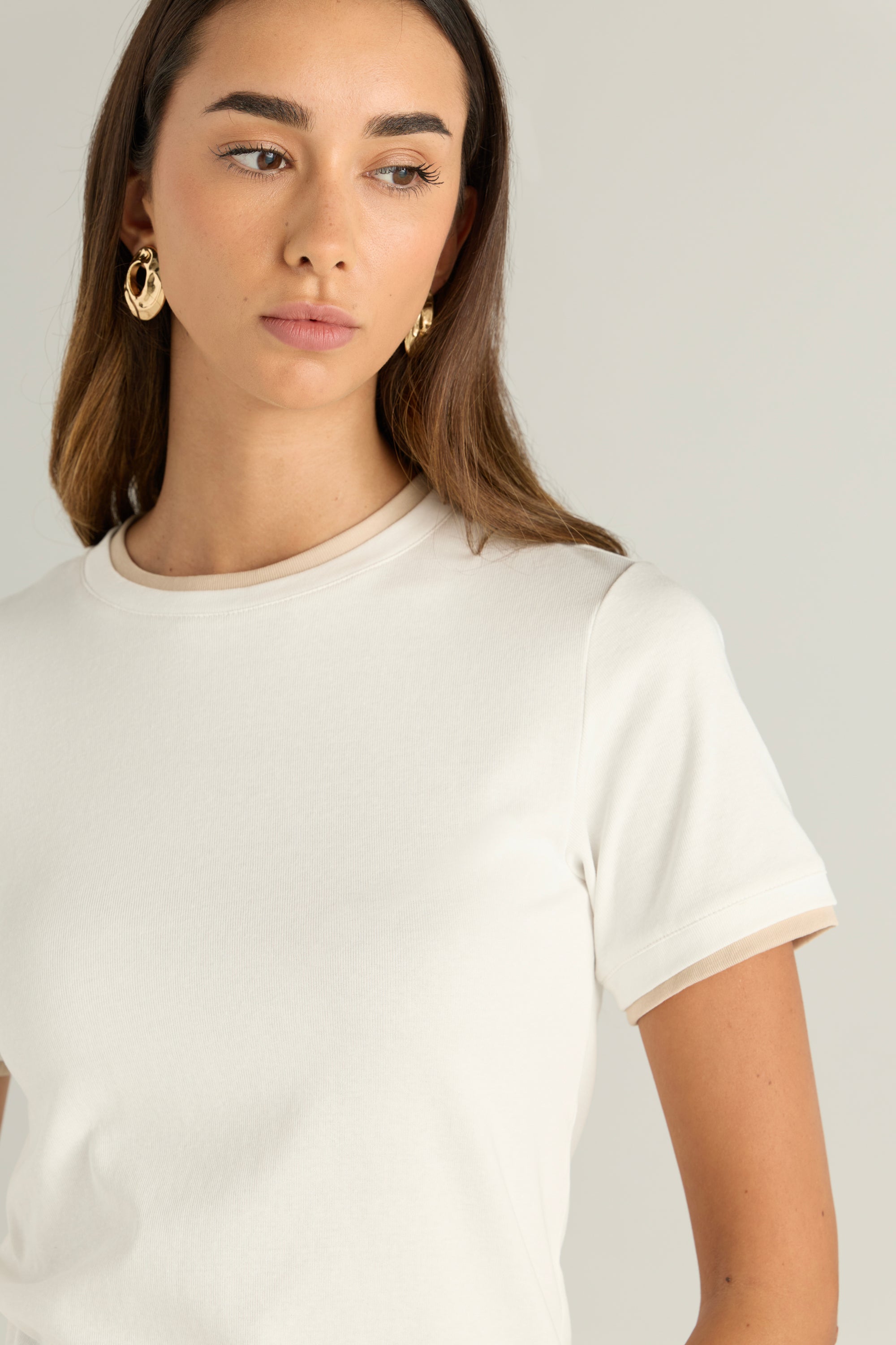 Contrast Short Sleeve T-Shirt