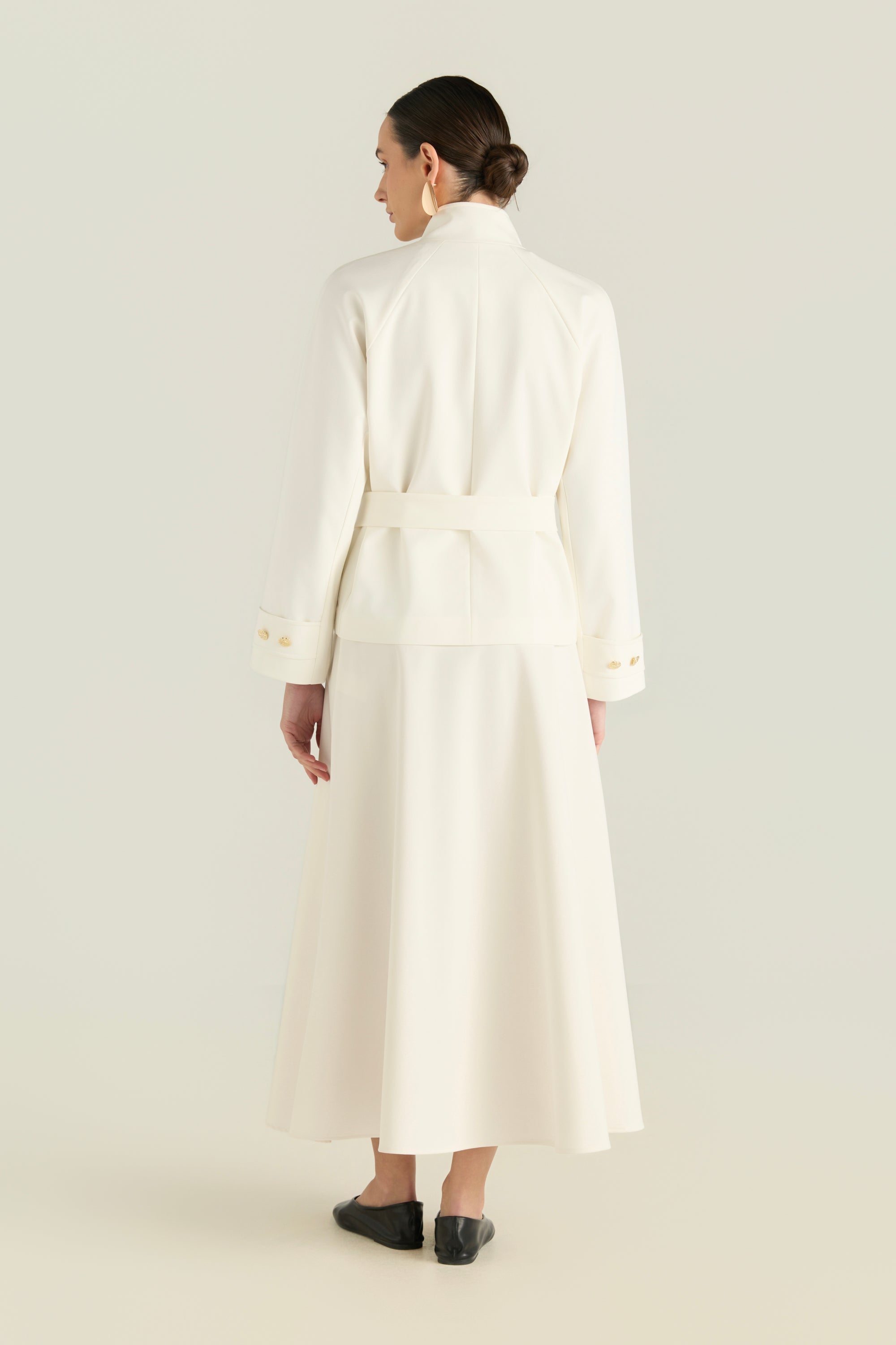 Blazer With Gold Button Details