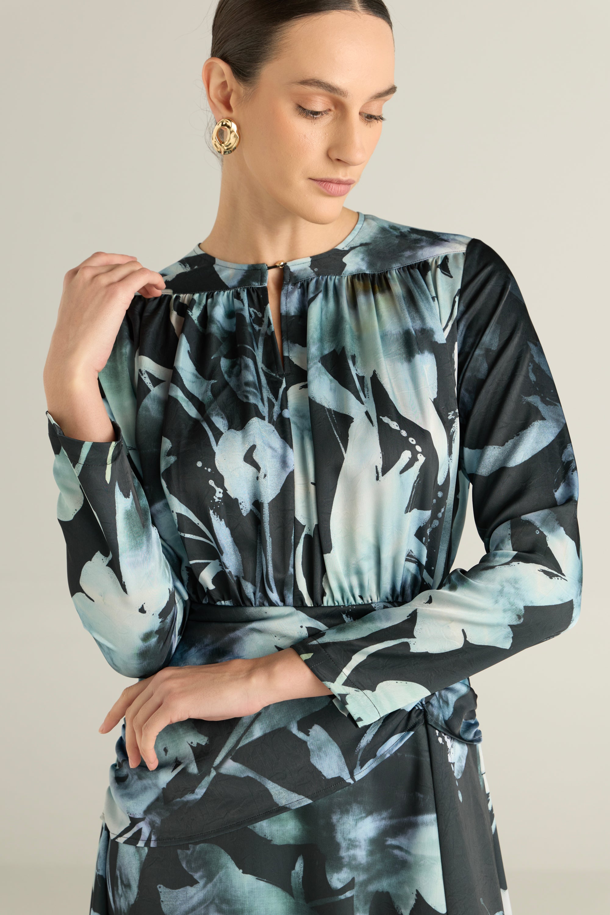 Floral Print Maxi Dress