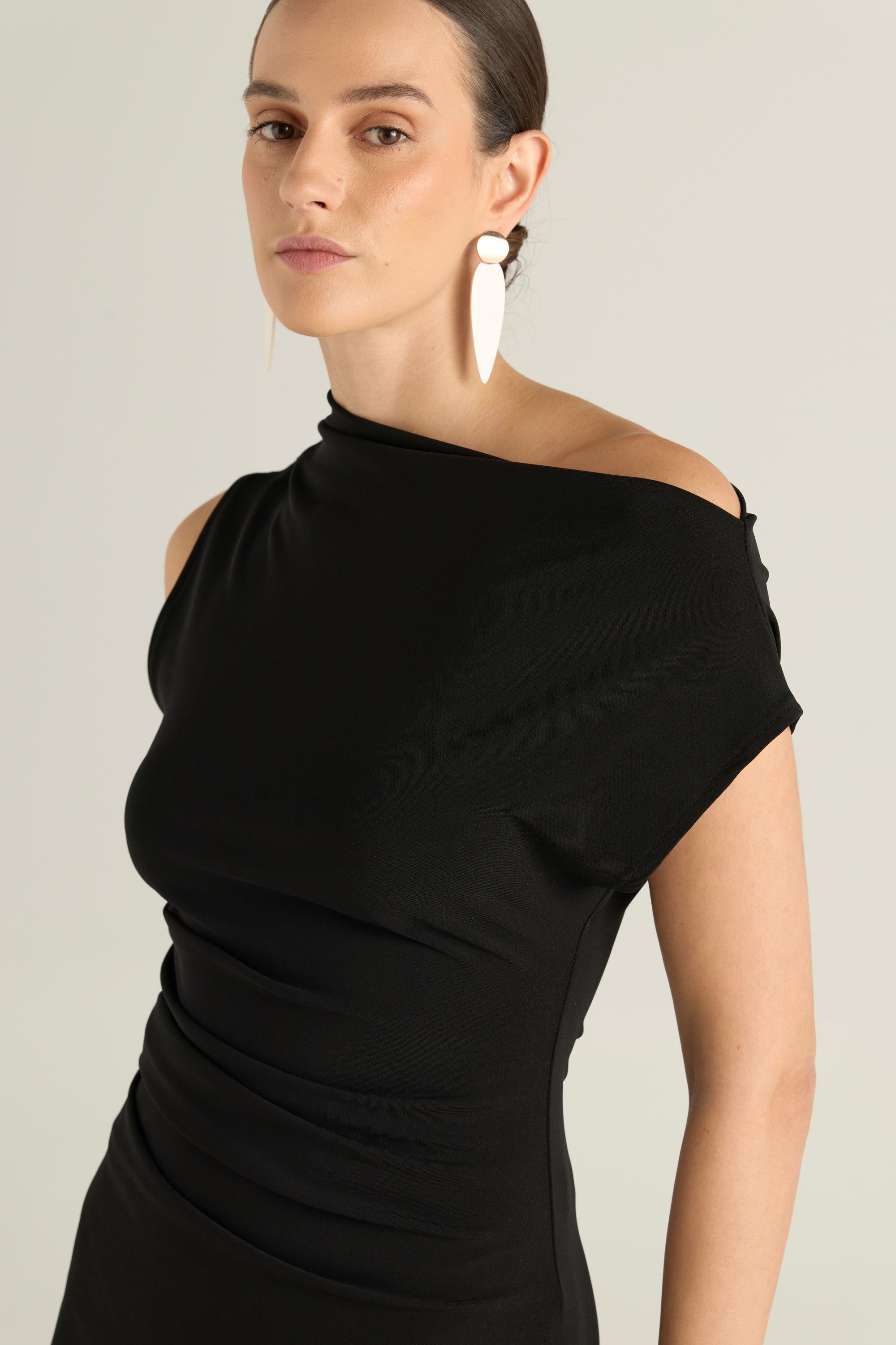 One Shoulder Draped Top