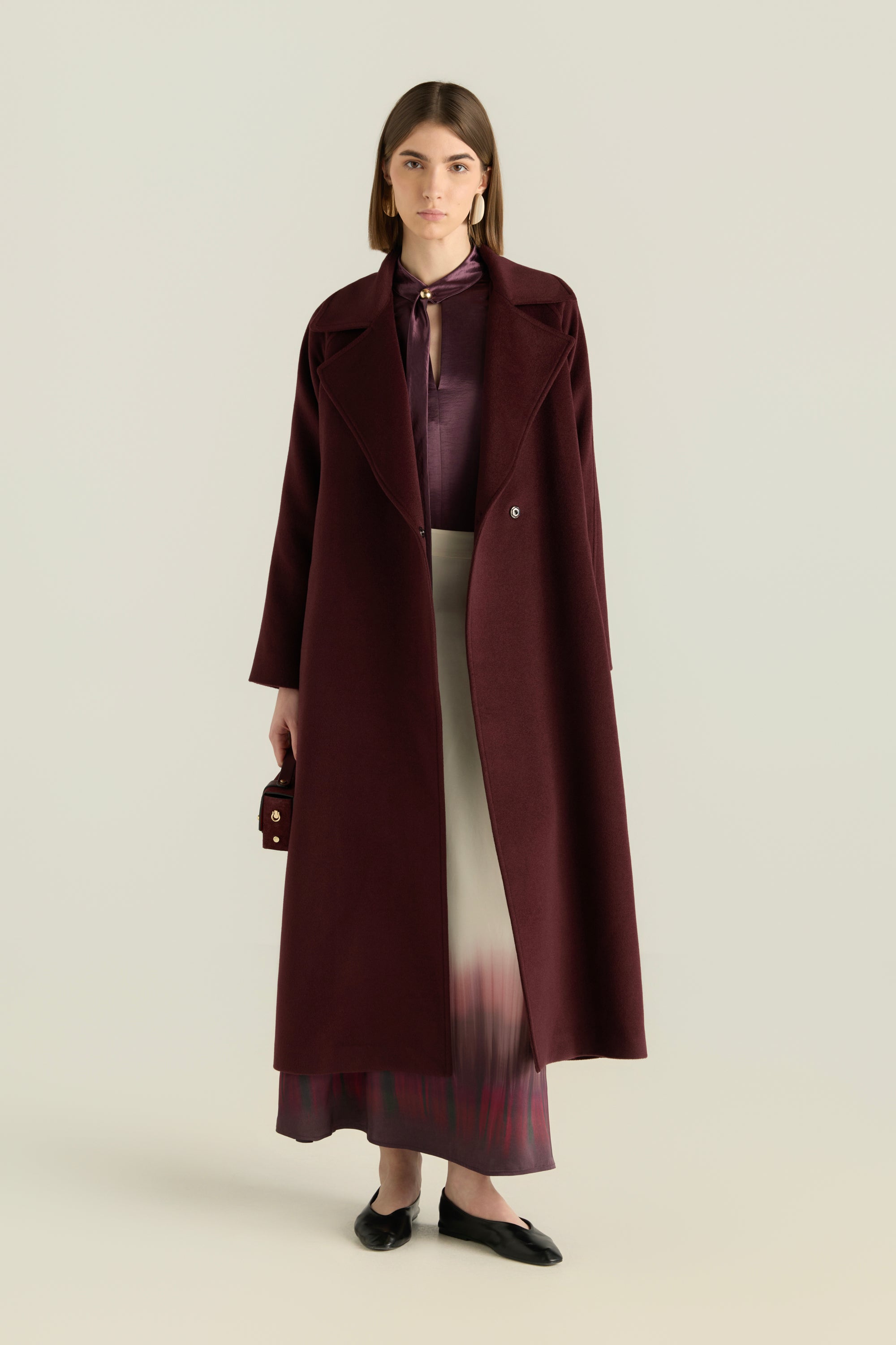 Belted Wool Overcoat