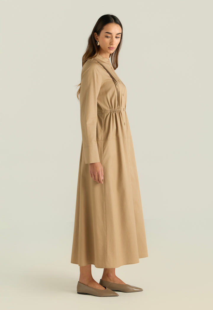 Elasticated Waist Maxi Dress