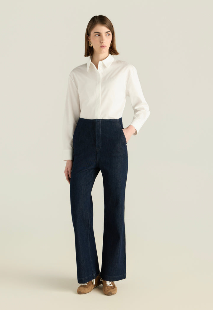 Dark Wash Straight Jeans