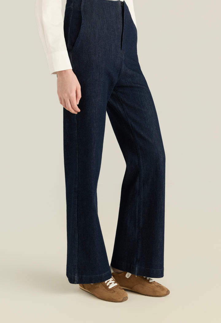 Dark Wash Straight Jeans