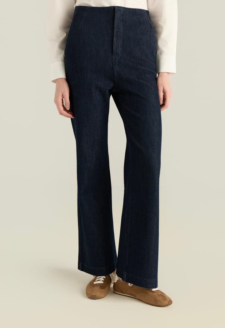 Dark Wash Straight Jeans