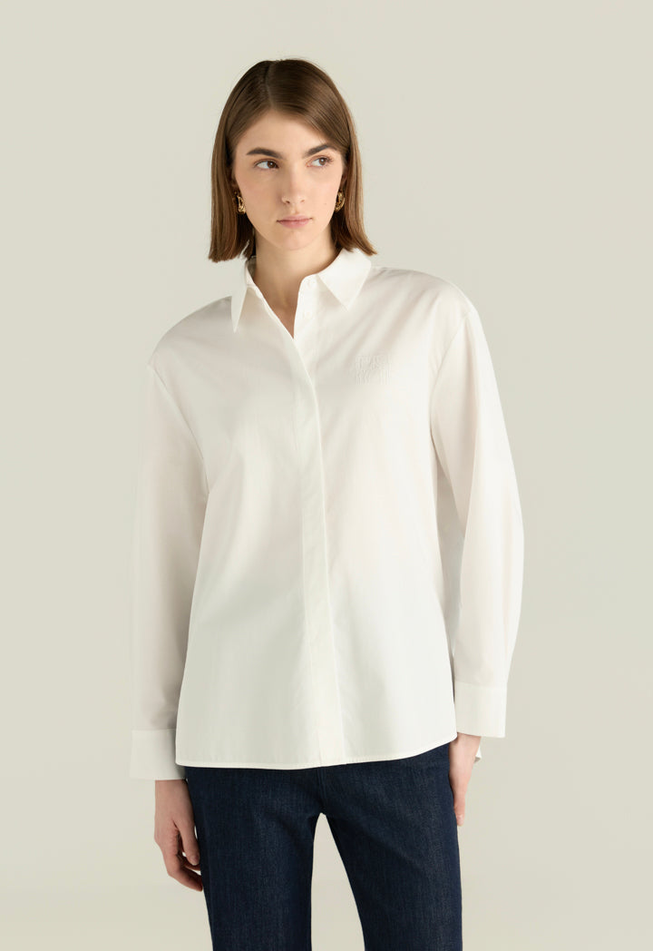 Classic Shirt With Embroidery