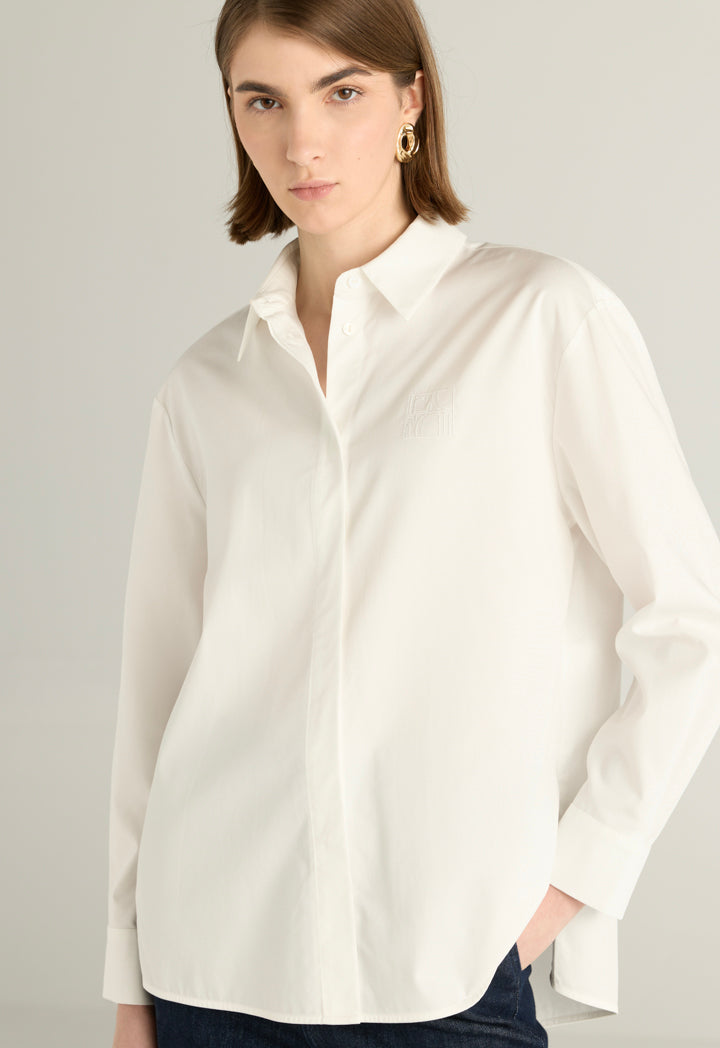 Classic Shirt With Embroidery
