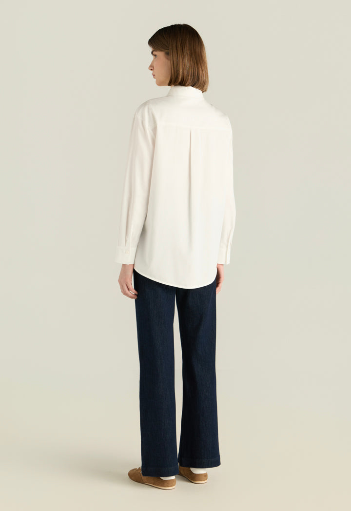 Classic Shirt With Embroidery