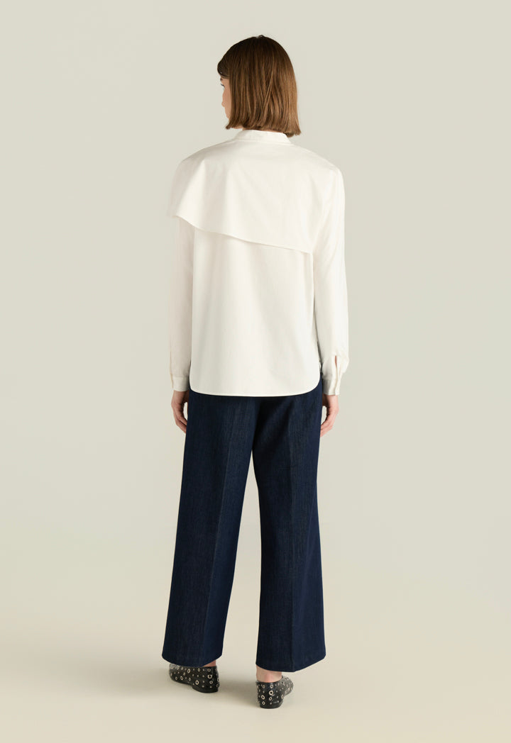 Overlay Shirt With Knot Details