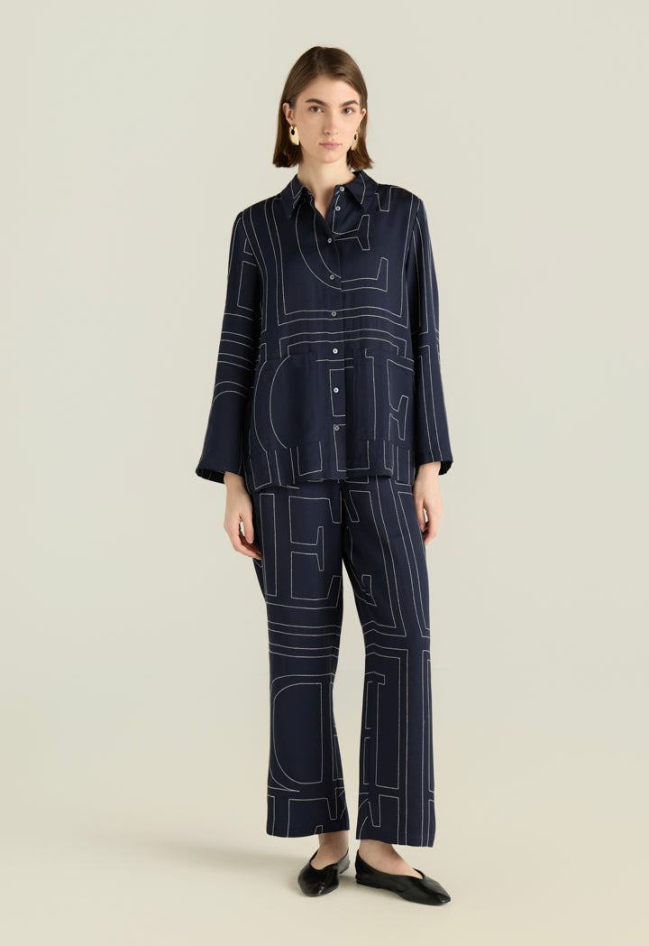 Contrast Stitched Shirt