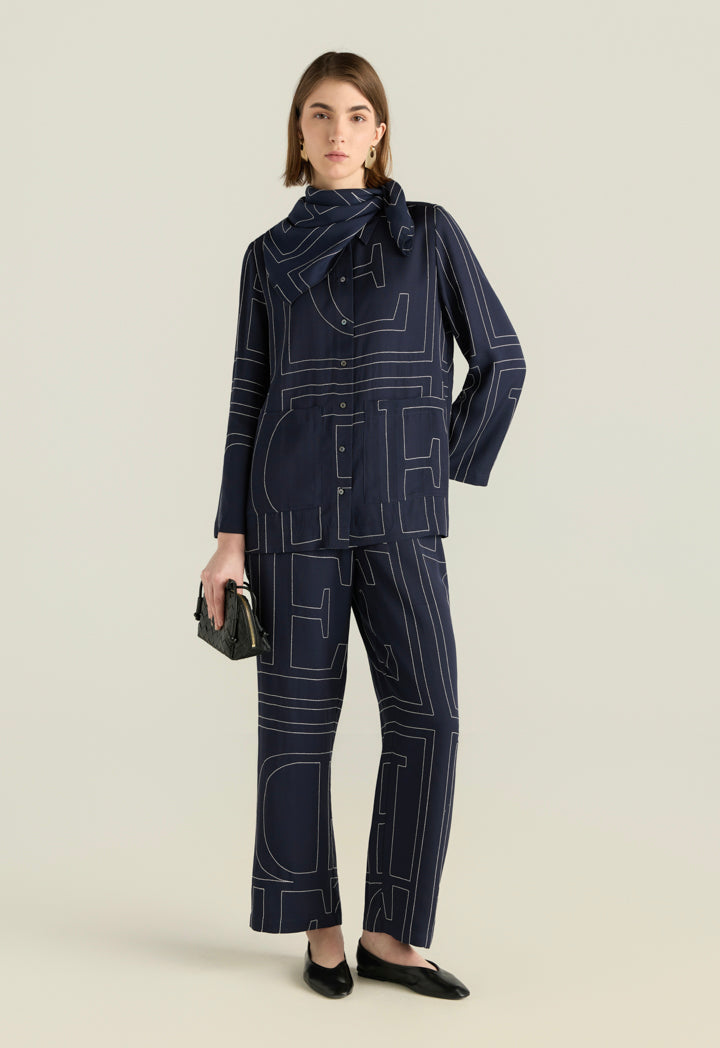 Contrast Stitched Shirt