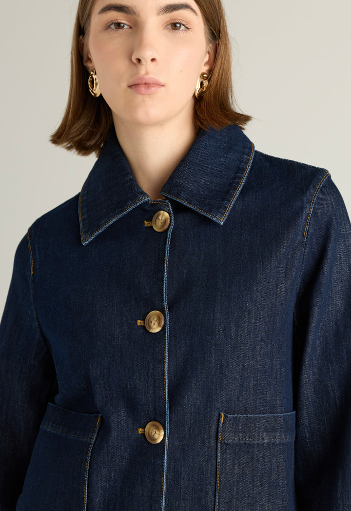 Denim Jacket With Pockets