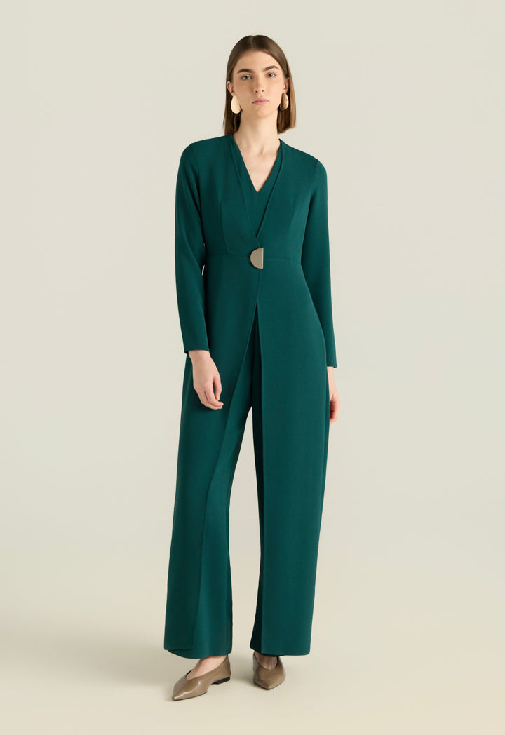 Front Overlay Jumpsuit
