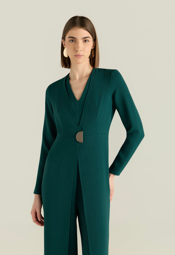 Front Overlay Jumpsuit