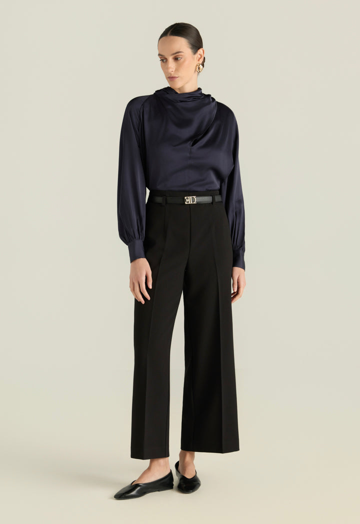 Relaxed-Fit Belted Trousers