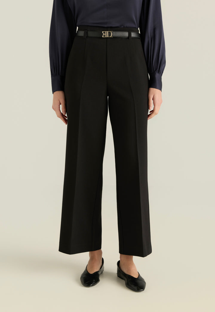 Relaxed-Fit Belted Trousers