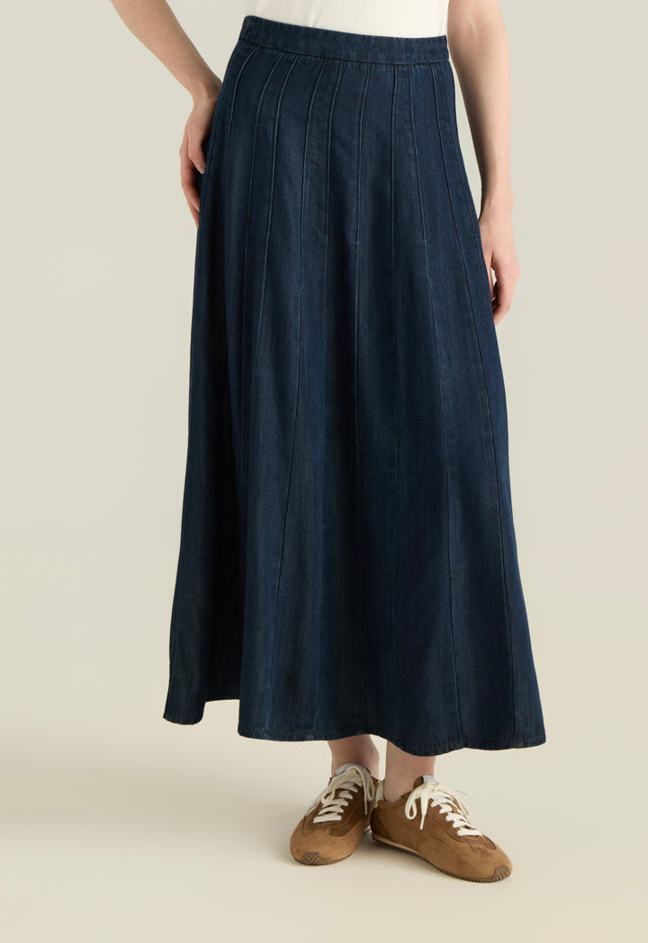 Flared Tencel Maxi Skirt