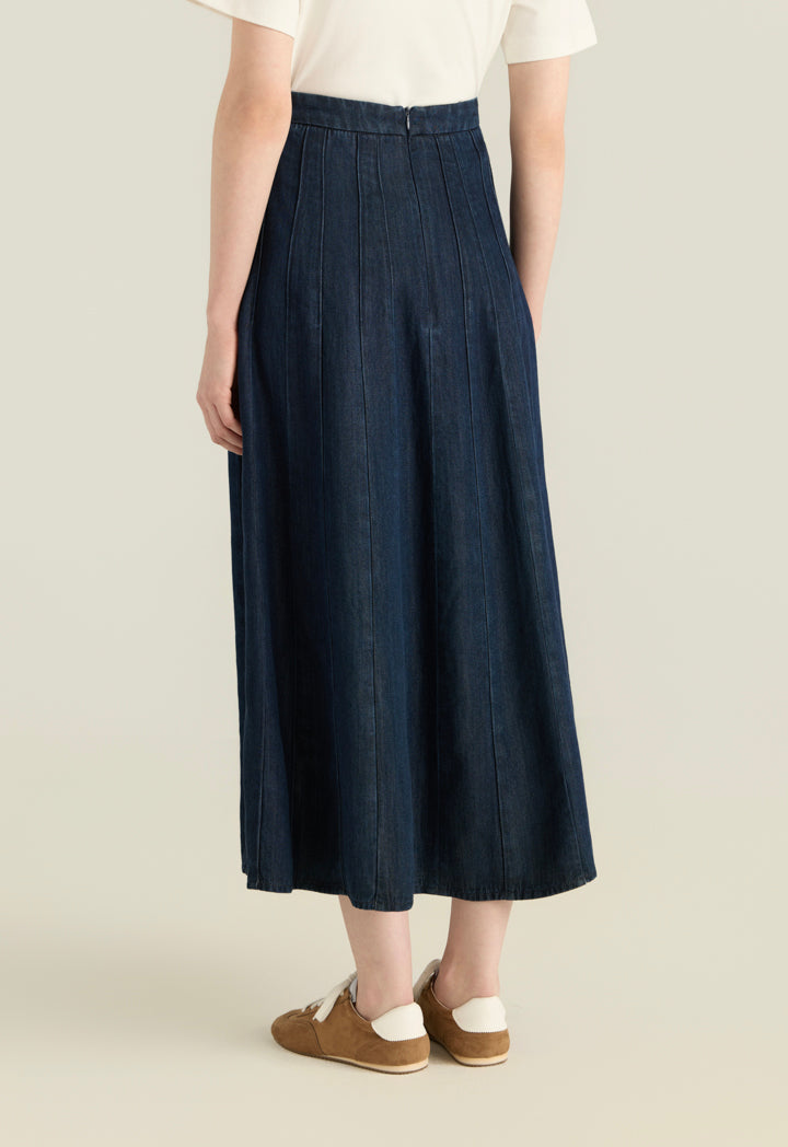 Flared Tencel Maxi Skirt